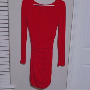 Red Guess dress